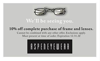 Aspen Eyewear Winter 2022